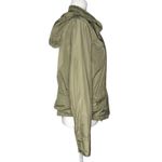 Gap Y2K 2006 M Army Green Rain Coat Jacket Waffle Lined Utility Granola Girl Photo 2