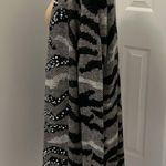 Chico's ’s Zebra Shine Jovi Cardigan Gray Photo 3