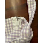Hollister XS Lavender and White Gingham Dress Photo 13
