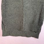 Pilcro Ribbed Knit Turtleneck Sweater Tunic Vest Green Small Anthropologie $120 Photo 7