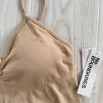 No Boundaries  Women’s XL 16/18 Seamless V-Neck Bodysuit - Tan Photo 1