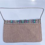 Chico's Vintage  Jerri Clutch Embroidered Tan Bag NWOT Photo 7