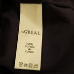 The Great ππ The Merry Dress ~ Navy Blue Velvet Burnout Polka Dot Midi M NWT Photo 15