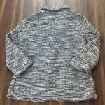 Maison Jules  Marled Navy Knit Blazer Jacket Size M Photo 5