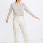 Madewell Moleskin High Rise Tapered Curves Leg Pants Sz 4 Butter Yellow Cotton Photo 0