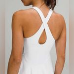 Lululemon  Court Crush Dress White Tennis Golf Pickleball NWT Size 6 Photo 4