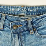 American Eagle Women's Size 4 Strigid Distressed Denim Cutoff Shorts Blue Photo 3