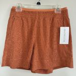 Athleta NWT  Echo Shorts Woman’s Size 8 Rust Burnt Orange Elastic Waist Pockets Photo 2