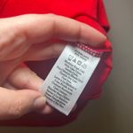 Everlane NWT  Red Organic Cotton Classic Fit Short Sleeve Polo Shirt Women career Photo 5