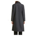 NORDSTROM SIGNATURE Textured Double Face Wool & Cashmere Coat Size XXS Gray Photo 1