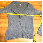 Free People  Women’s Medium Wool Alpaca Long Sleeve Asymmetrical Cardigan Preppy Photo 1