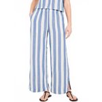 Old Navy High-Waisted Crinkle Gauze Super Wide-Leg Pants Blue Stripe NWT XXLT Photo 5
