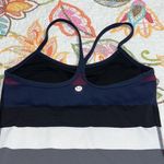 Lululemon  padded striped athletic top halter back size missing see measurements Photo 4