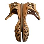 Jeffrey Campbell Vintage by Lattice Leather Wedge Sandal, Sz 8 Photo 11