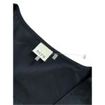 Ecru Washable Black Geometric Embroidered Tank Top XS NWOT Casual Sheer Trail Photo 3