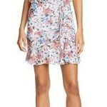 Veronica Beard Dakota Ruched Floral Print Silk Dress Size 4 Photo 0