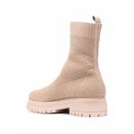 Gianvito Rossi  Torrance Bouclé Ankle Sock Boots in Soft‎ Beige Size EU42 Photo 1