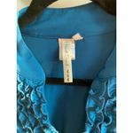 Heart soul Y2K  Ruffle Cinched Babydoll Blue Blouse Top XL Paris Hilton 2000s Photo 3