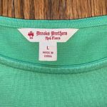 Brooks Brothers  Red Fleece Pastel Green Striped 3/4 Sleeve Dress size large Photo 5