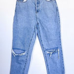 PacSun  Women's 100% Cotton High Rise Straight Mom‎ Jeans in Light Wash size 28 Photo 0