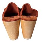Loeffler Randall  Neko Rust Corduroy Stud Clogs Wooden size 6 Photo 6