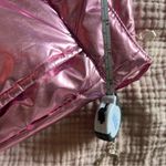 iHeartRaves  Babycakes Metallic Pink Puffer Snow Pants Mid Rise Flared S Photo 5