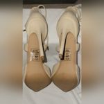 NIB Republic LA Nude Faux Suede Pointy Toed Ankle Lace Photo 7