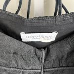 Hofmann Copenhagen Isabella Black Floral Lace Midi Dress Square Neck Puff Sleeve Size 4 Photo 3