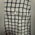 st. john's bay  Plaid Shirt in Black and Cream Size XS Photo 6