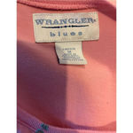 Wrangler  Blues Scoop Neck 100% Cotton Short Sleeve Pink Top Size Medium Photo 3