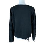 Year Of Ours Black Terry Pullover Sweatshirt Large Casual Cozy Layer Women’s Photo 2