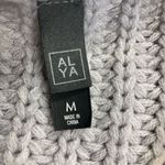 Alya , Oversized, Cable Knit,Chunky, Gray Sweater,Size Medium,3/4 length sleeves Photo 1