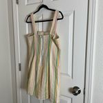 Forever 21  Striped Sleeveless Dress linen blend Size large Photo 5