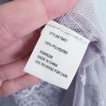 Anthropologie Cal Style Gray Crochet Mesh Embroidered Kimono Photo 5