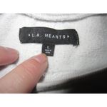 LA Hearts Y2K Streetwear Oversized White LTD Edition Graphic Sweatshirt L.A. Hearts L Photo 4