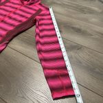 Title Nine Pink Stripe Zip Up Reflective Jacket Thumbholes Size Small Photo 9