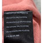 Urban Outfitters  Pink V-Neck Long‎ Sleeve Sweatshirt M Distressed Photo 4