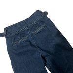 Sézane Sezane Francky Trousers Jeans Pleated Paperbag Waist Raw Hem, Sz 34/US 2 Photo 9