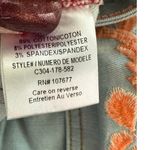 Alice + Olivia Floral Embroidered Skinny Jeans Orange Sorbet Size 30 Photo 7