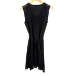 ALLSAINTS  Izara Asymmetric Stud Dress in Black Photo 8