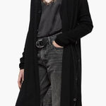All Saints cardigan sweater  100% Merino Wool long cardigan size M Photo 0