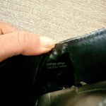 Tahari  Bea Heeled Ankle Boot in Black and Embossed Snake Print Suede Size 6.5 Photo 7