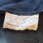 XOXO Navy Blue Velour Short Mini Skirt Medium Photo 4