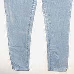 J.Crew Mercantile Blue & White Striped High Rise Ankle Skinny Jeans Photo 5
