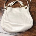 Michael Kors cream and gold purse handbag Photo 3