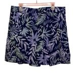RipSkirt Hawaii Wrap Skirt Botanical Blue Womens‎ XL 19" Long Pockets Beach NEW Photo 1