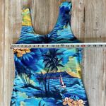 Tropical Blue Swim Cover Up Dress Xl Photo 2