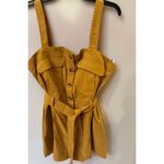 ALC Frank A.L.C. GILLIAN / WOMEN / JUMPSUITS / SHORT COLOR GOLDENROD size 14 Photo 2