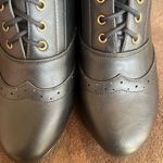 Comfortview  Black Lace-Up Ankle Booties Photo 6