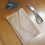đź’•LANCASTER PARISđź’• Leather Envelope Clutch Xbody Photo 6